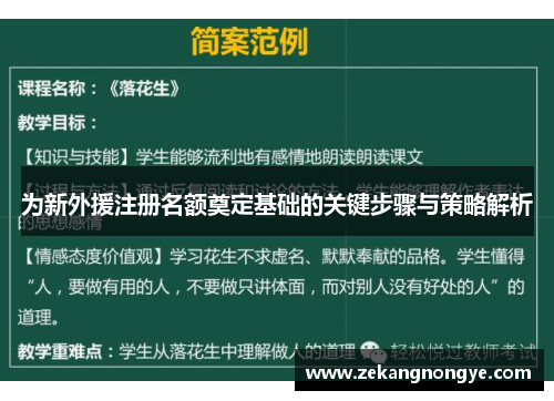 为新外援注册名额奠定基础的关键步骤与策略解析